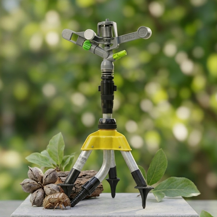 360° TRIPOD STAND WITH SPRINKLER
